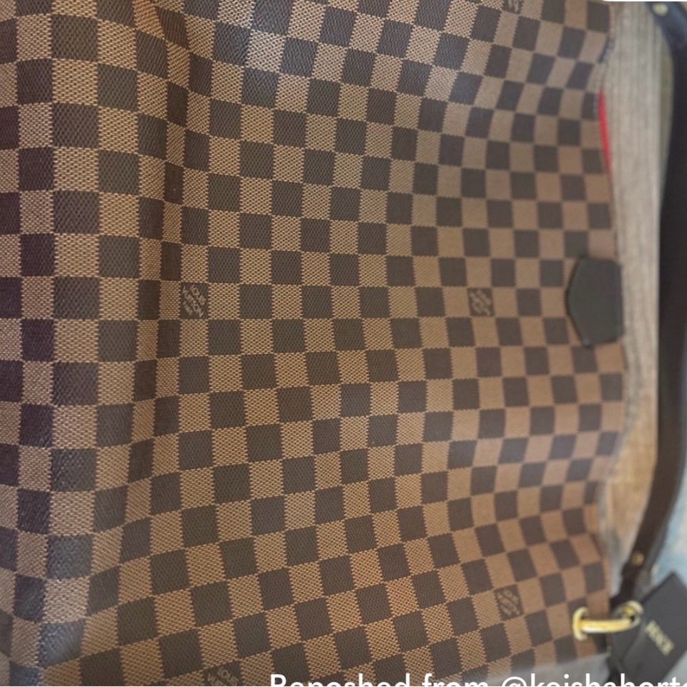 Louis Vuitton Brown Checkered Handbag